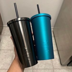 Starbucks tumblr set teal reserve/ black reserve